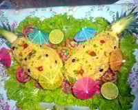 Salpicão com abacaxi