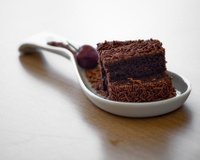 Bolo de chocolate no micro-ondas