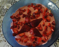 Mousse de morango