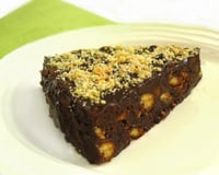 Brownie de chocolate e banana