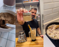 Receita tão fácil que até o Juliano Cazarré, mesmo com seus 6 filhos, dá conta de fazer: patê de frango pra toda a família e ainda é barato!