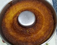 Bolo de fubá com coalhada