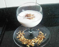 Iogurte caseiro integral