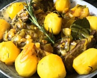 Costela com batata de pressão