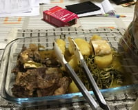 Costela com batata de pressão