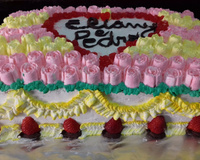 Bolo de noivado ou casamento