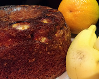 Bolo de banana integral com laranja