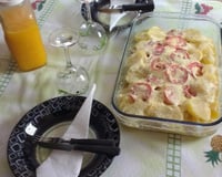 Merluza ao creme de leite