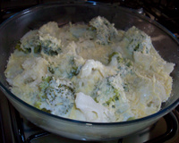 Couve-flor e brócolis gratinados