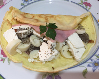 Crepe de tapioca (crepioca)