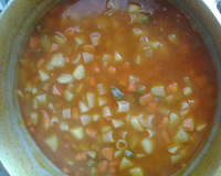 Sopa econômica de legumes