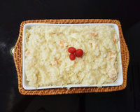 Risoto de limão siciliano com camarões