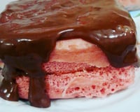 Bolo de Micro-ondas com Nesquik de Morango