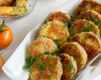 Abobrinha empanada suculenta e crocante (NÃO É FRITA!): receita sem farinha de trigo e modo de preparo saudável fica pronta em 10 minutos na airfryer