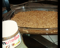 Pavê de creme de avelã e bombom