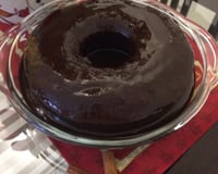 Bolo de café e chocolate
