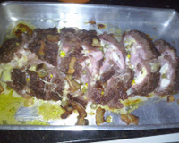 Rocambole de carne moída