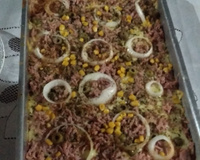 Massa de pizza no liquidificador