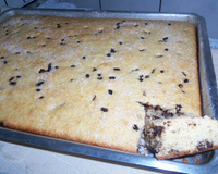 Massa de pão-de-ló para tabuleiro grande