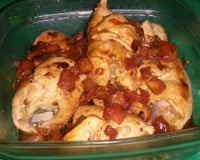 Filé de frango recheado