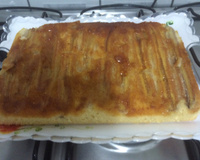 Bolo de banana caramelizada