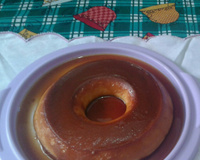 Pudim de leite condensado de padaria