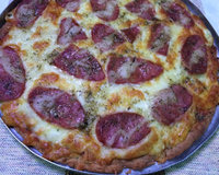 Massa de pizza caseira da mãe Ana