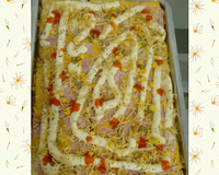 Lasanha especial de pão de forma e atum