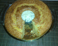 Bolo fofinho de fubá com laranja