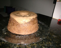 Bolo de chocolate de microondas