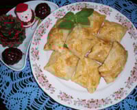 Folhadinho de palmito Natalino