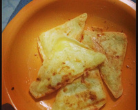 Pão de queijo de sanduicheira