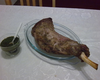 Paleta de carneiro assada