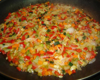 Salada de verduras e legumes refogada