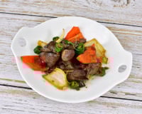 Coração de frango saboroso