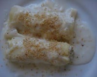 Panqueca ao molho branco