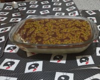 Mousse de maracujá com cobertura de chocolate