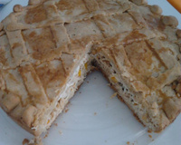 Torta de Frango com Requeijão