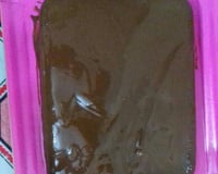 Cobertura de chocolate com creme de leite