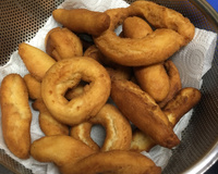 Rosquinha frita super fácil para o café
