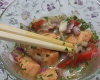 Ceviche de salmão