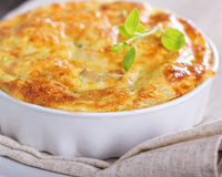 Suflê de chuchu delicioso