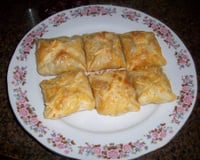 Folhadinho de palmito Natalino