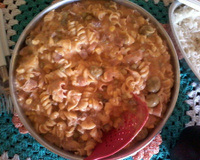 Macarrão na panela de pressão (misto)