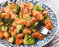 Experimente minha receita simples de frango com brócolis pronta em 15 minutos hoje no jantar