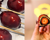 Morango do amor com brownie é a versão do doce que vai conquistar os chocólatras