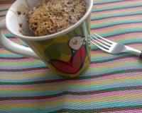 Bolo de caneca de café