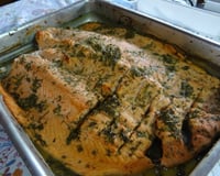 Salmão Inteiro com ervas