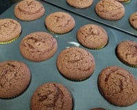 Cupcakes de chocolate (feito no liquidificador)