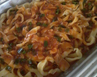 Massa de macarrão caseiro